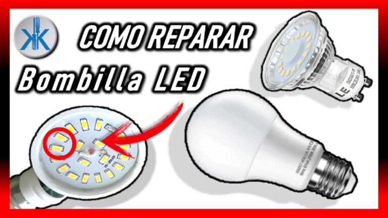 &iexcl;Ahorra dinero y tiempo! C&oacute;mo arreglar una bombilla LED fundida f&aacute;cilmente