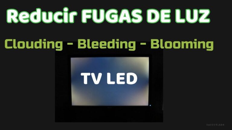 Descubre c&oacute;mo reparar la fuga de luz en tu pantalla LED