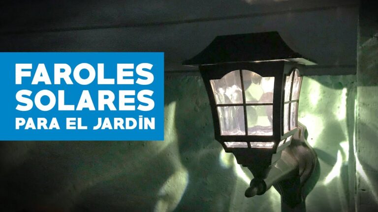 Descubre c&oacute;mo funciona el farol solar LED y ahorra energ&iacute;a