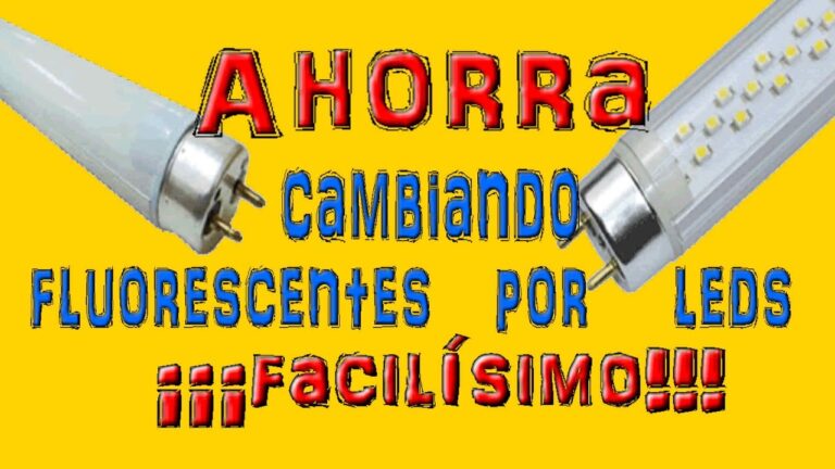 Descubre c&oacute;mo cambiar tu tubo fluorescente doble por LED para ahorrar energ&iacute;a