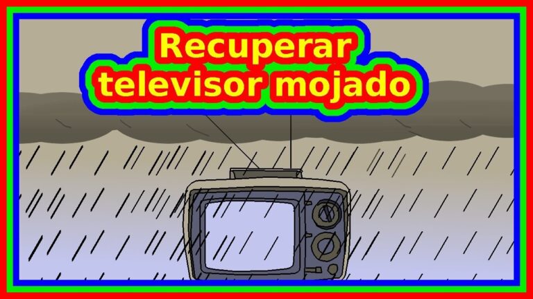 &iexcl;Desastre! Mi televisor LED se inunda de agua &iquest;Qu&eacute; hacer?