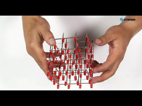 Aprende a crear un increíble cubo LED 4x4x4 en casa