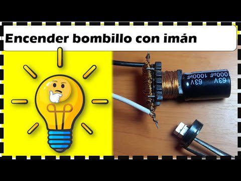 Descubre cómo encender una luz LED utilizando imanes en solo segundos