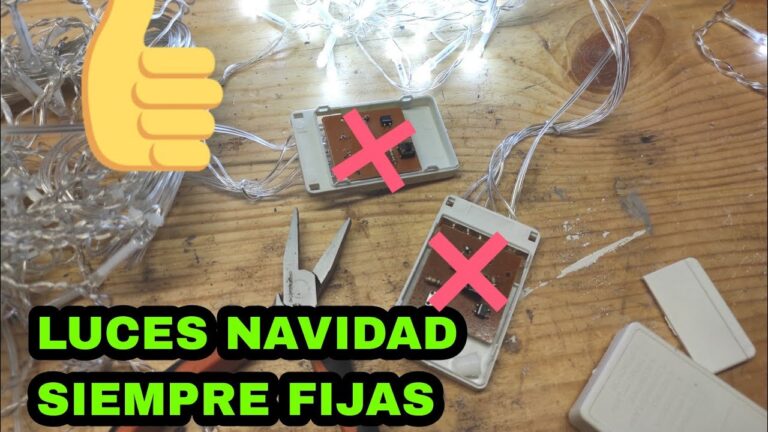 Descubre el secreto para dejar fijas las luces de Navidad LED