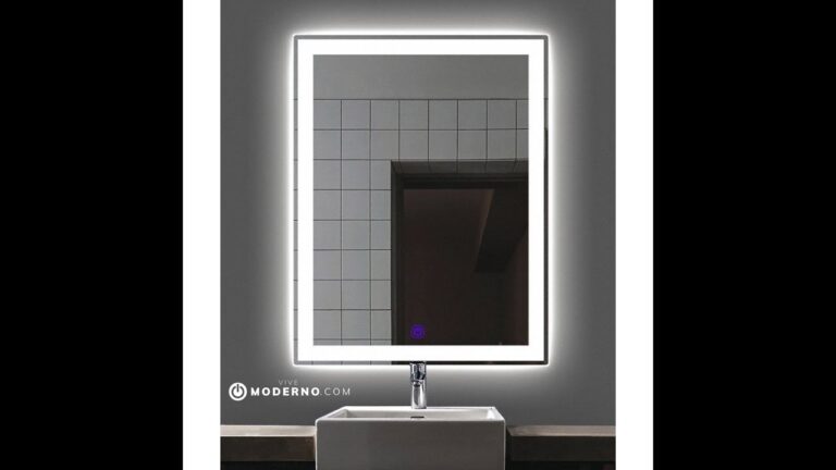 Descubre c&oacute;mo funcionan los espejos LED y luce un ba&ntilde;o moderno
