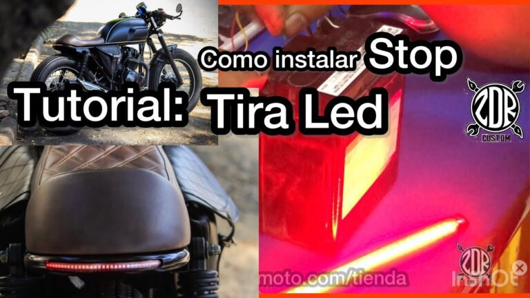 Aprende a conectar tira LED en tu moto y dale un toque &uacute;nico en solo 3 pasos