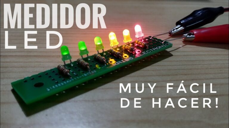Descubre el medidor de voltaje con LEDs: la solución eficiente para tus mediciones