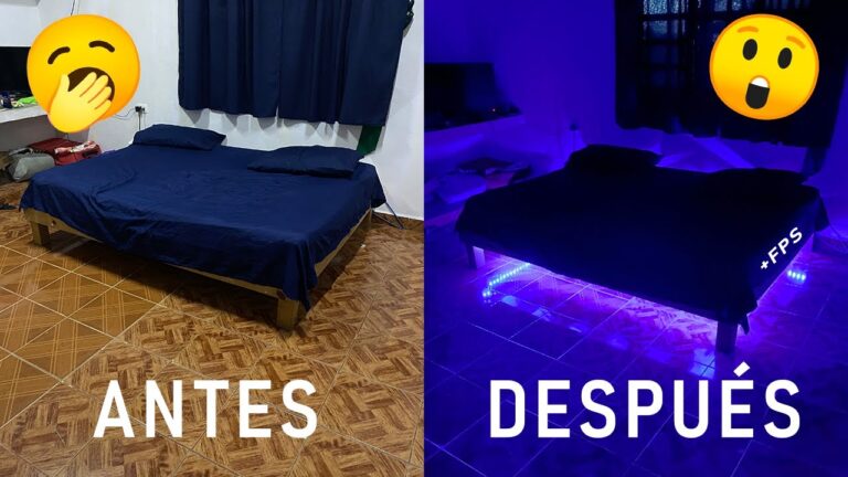 &iexcl;Transforma tu descanso! Descubre c&oacute;mo poner luces LED en la cama para un ambiente de ensue&ntilde;o